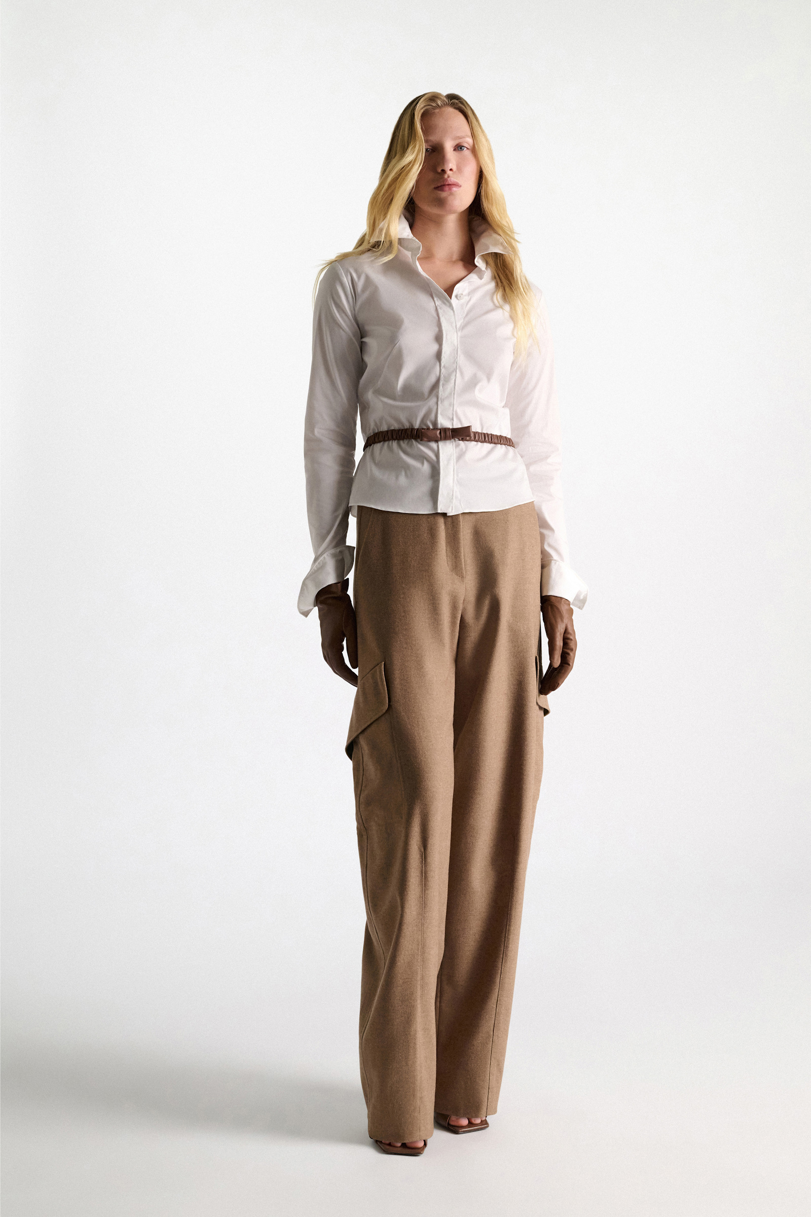 Dorothee Schumacher Bluse aus Easycare Popeline mit hohem Stretchanteil pure white