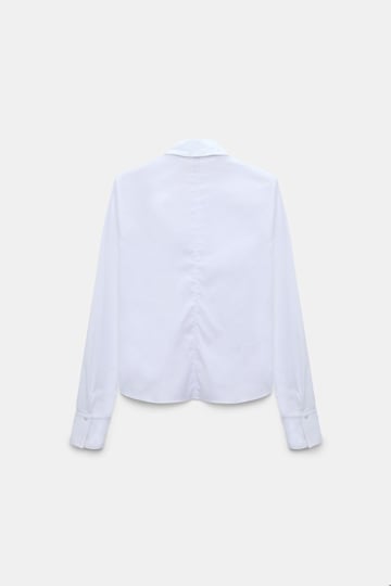 Dorothee Schumacher Bluse aus Easycare Popeline mit hohem Stretchanteil pure white