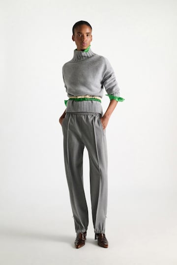 Dorothee Schumacher Bluse aus Easycare Popeline mit hohem Stretchanteil wasabi