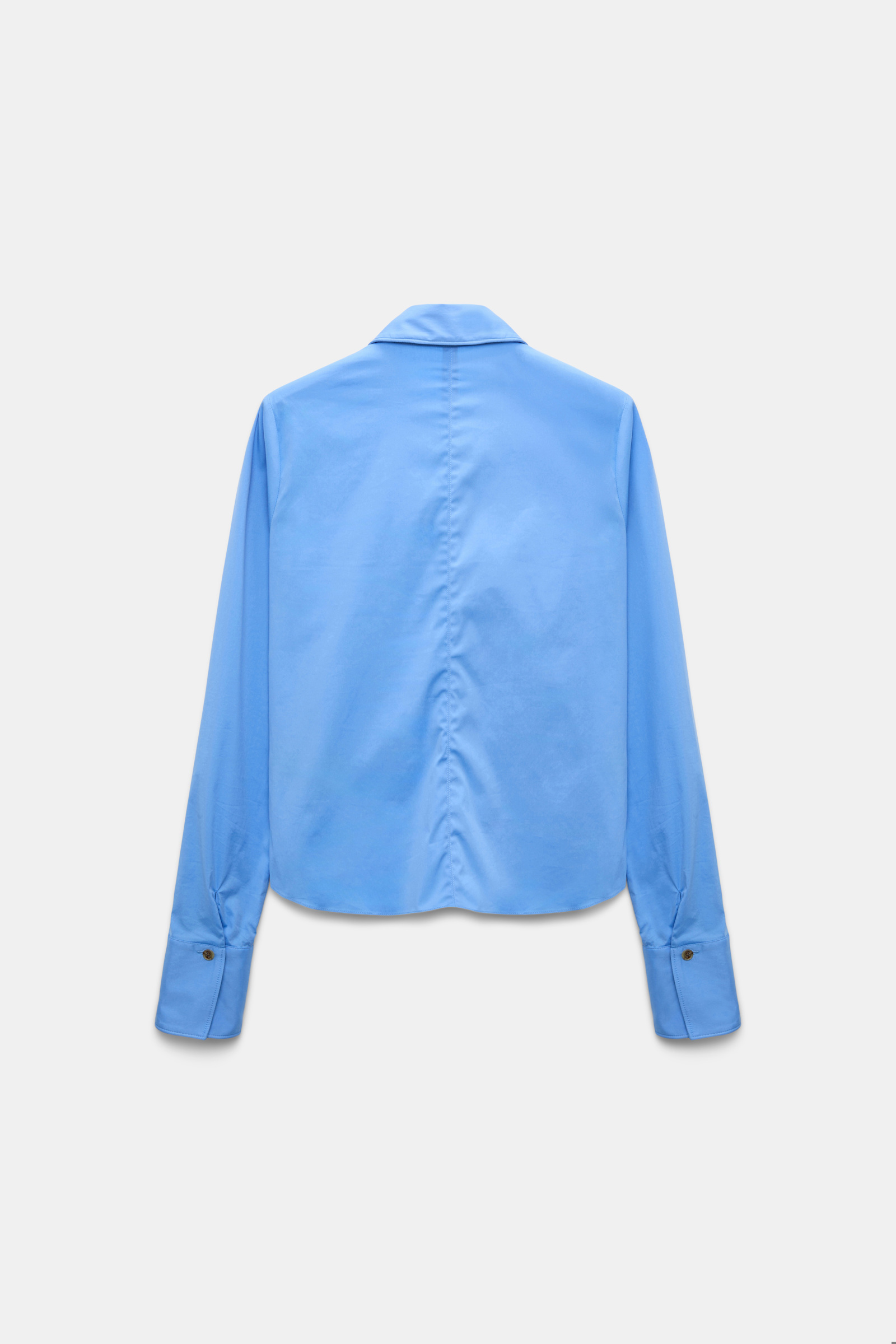 Dorothee Schumacher Bluse aus Easycare Popeline mit hohem Stretchanteil sky blue