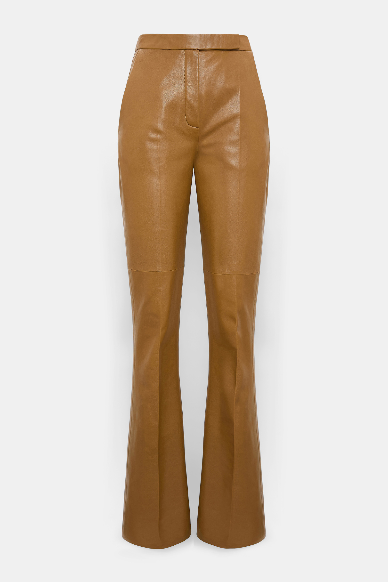 Dorothee Schumacher Long Kickflared Lederhose saffron