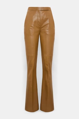 Dorothee Schumacher Long Kickflared Lederhose saffron