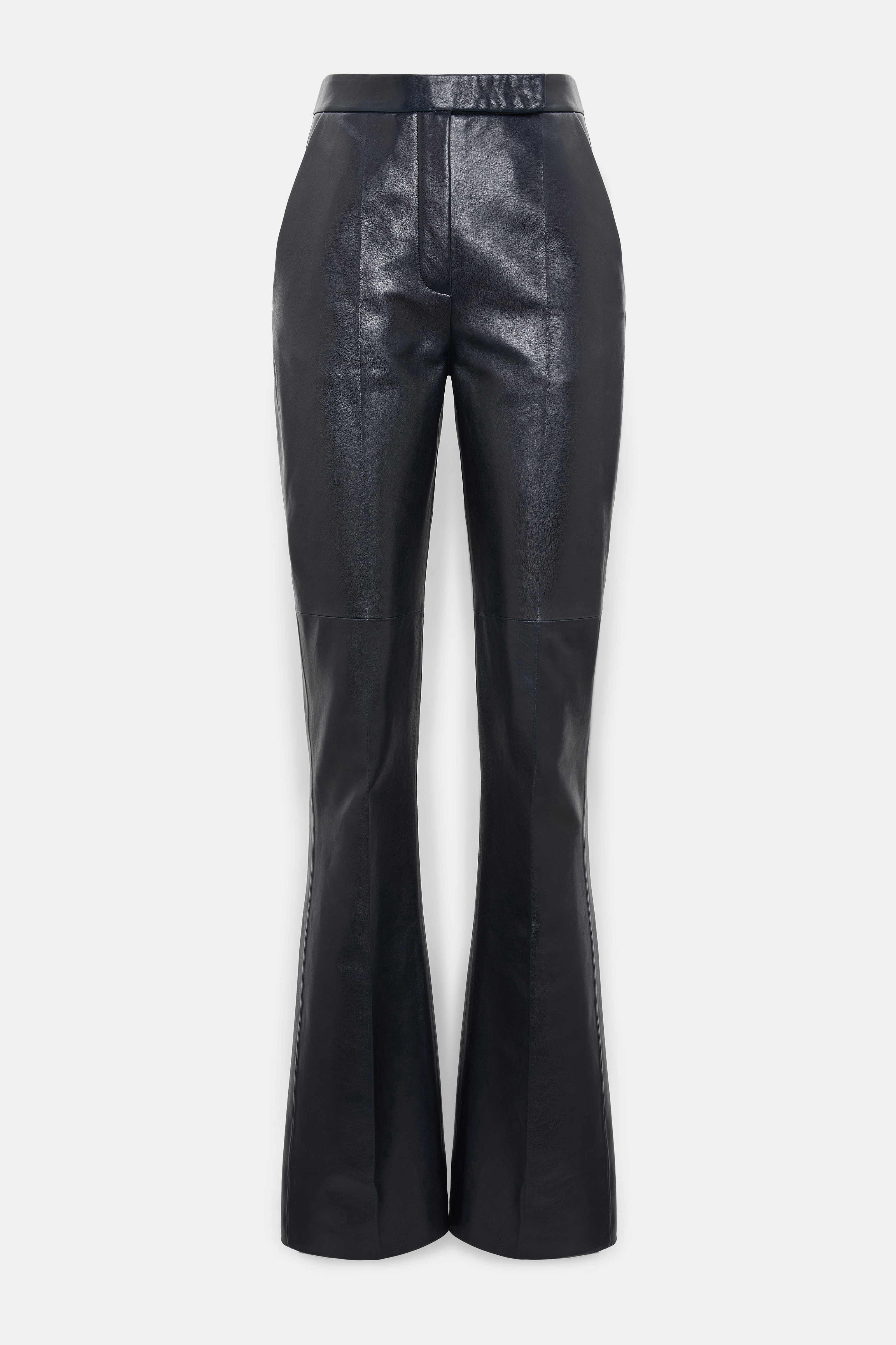 パンツ ideaswam OUROBOROS LEATHER FLARE PANTS SLEEK STATEMENT pants | Dorothee Schumacher