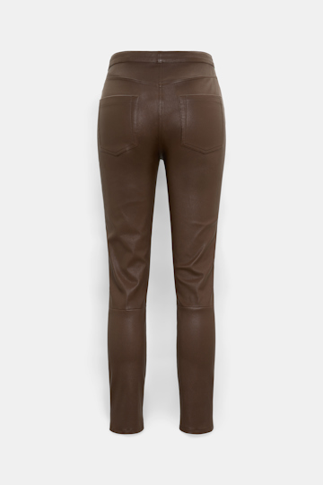 Dorothee Schumacher Long Kickflared Lederhose porcini Product Detail View