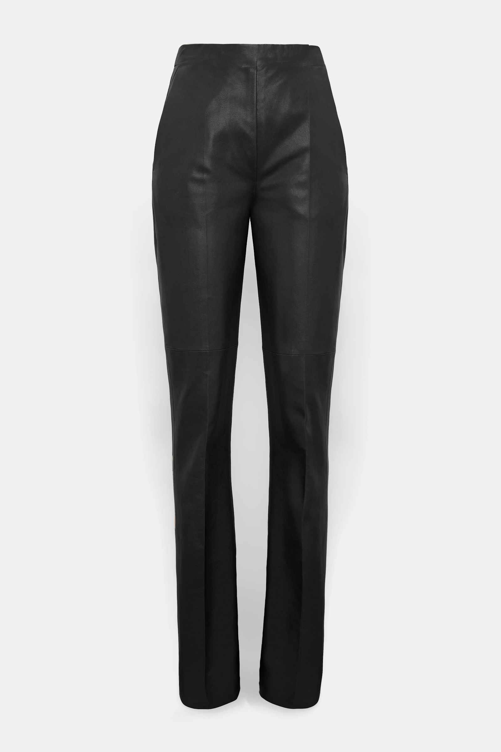 Dorothee Schumacher Long Kickflared Lederhose black Product Front View