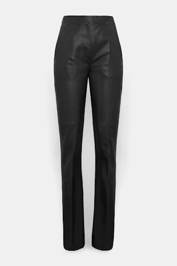 Dorothee Schumacher Long Kickflared Lederhose black Product Front View