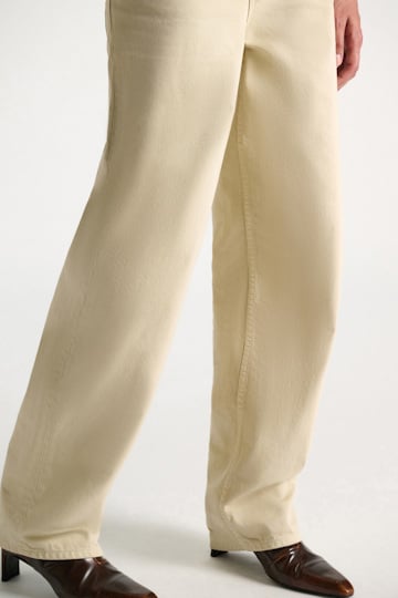 Dorothee Schumacher Garment dyed barrel leg jeans champignon