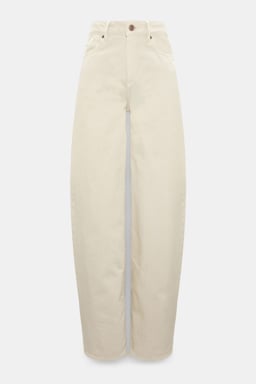 Dorothee Schumacher Garment dyed barrel leg jeans champignon