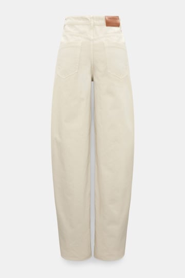 Dorothee Schumacher Garment dyed barrel leg jeans champignon