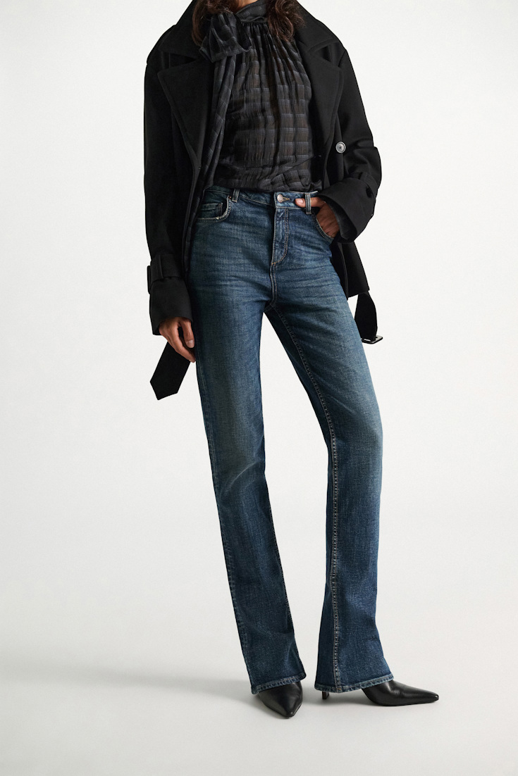 Dorothee Schumacher Long Kickflared Denim vintage blue