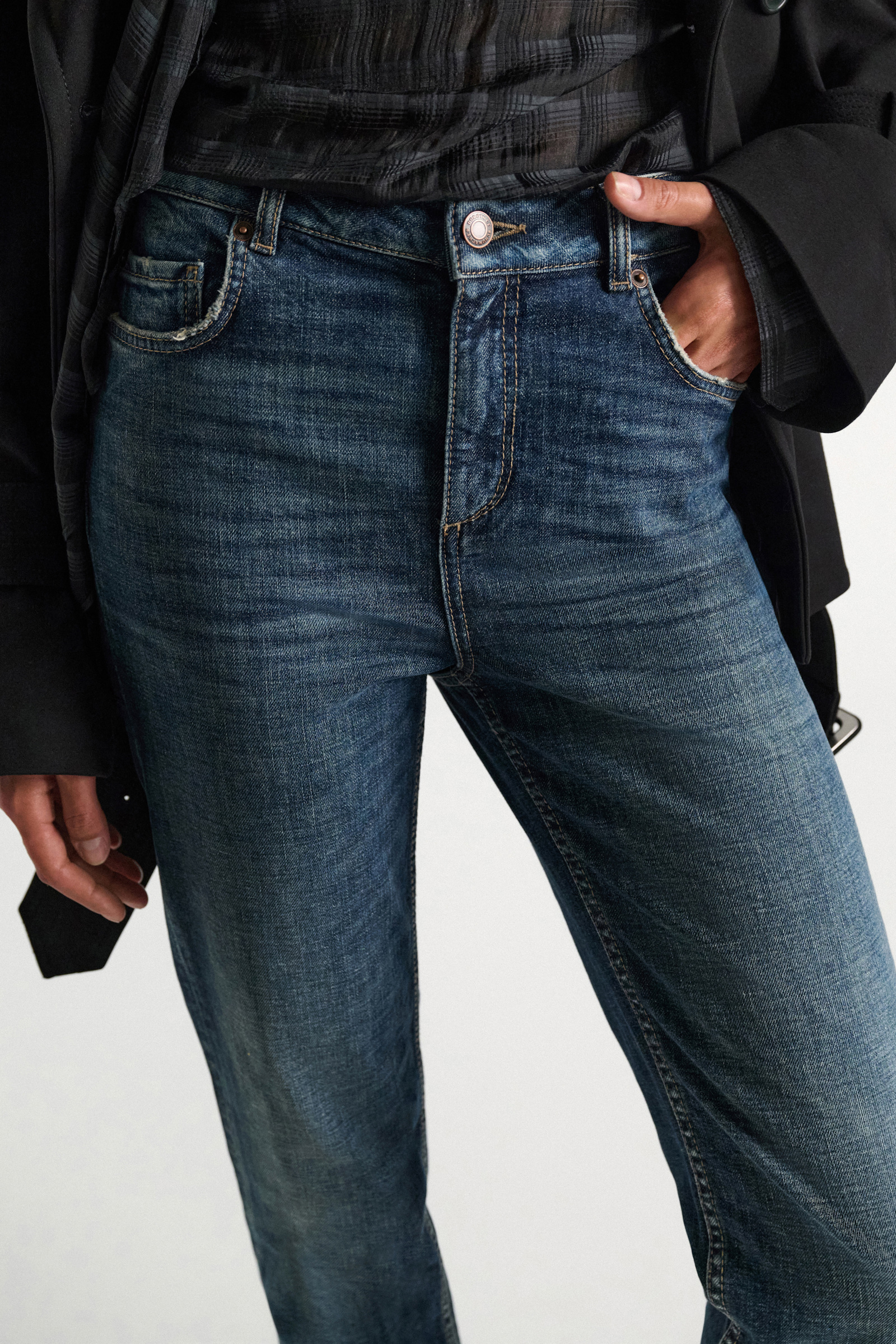 Dorothee Schumacher Long Kickflared Denim vintage blue