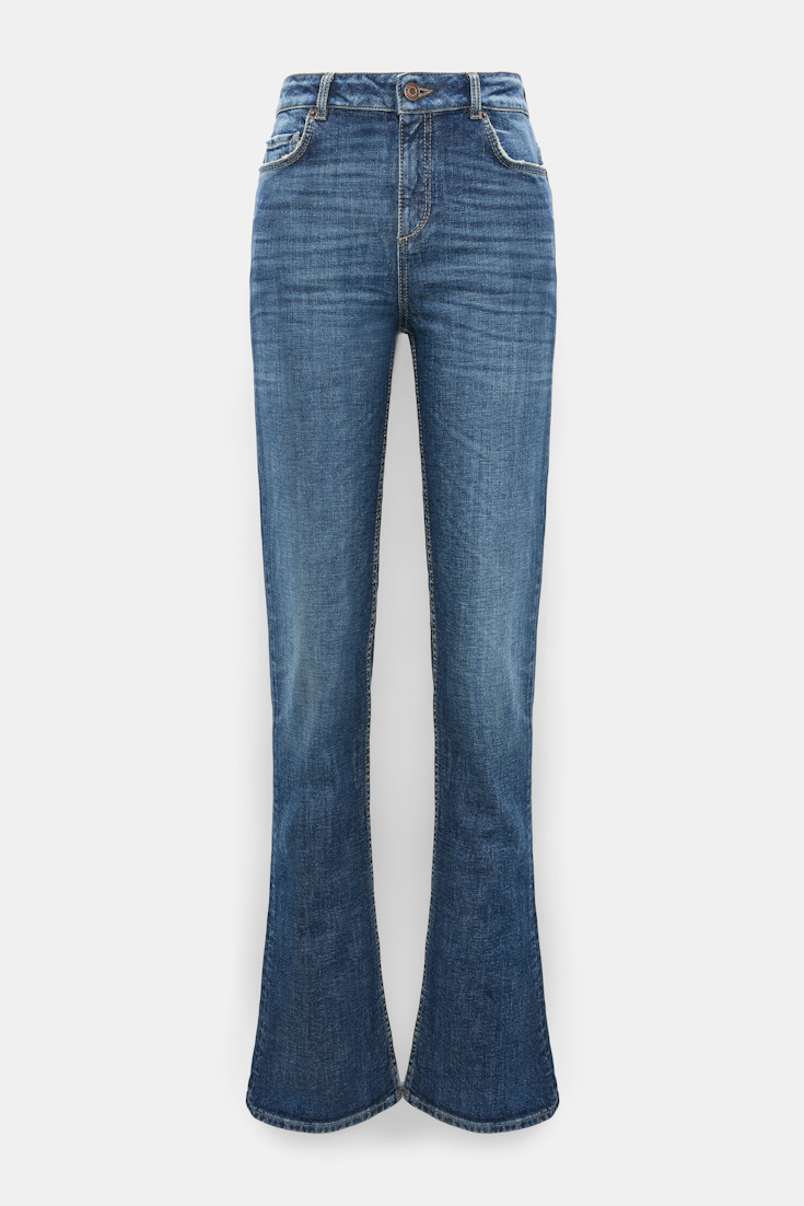 Dorothee Schumacher Long Kickflared Denim vintage blue