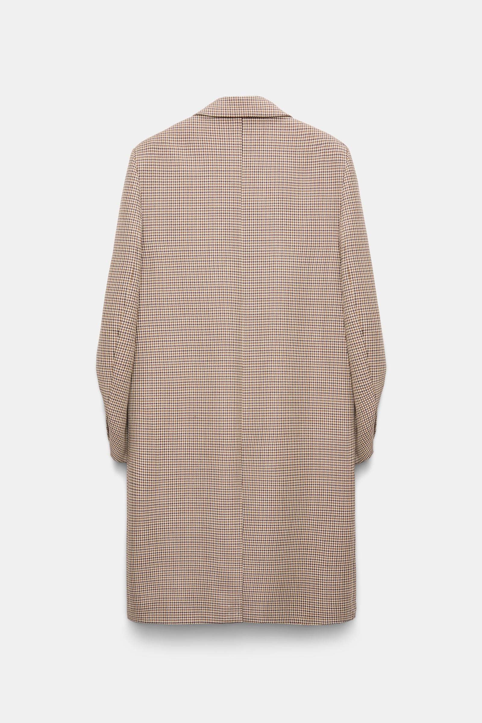 Dorothee Schumacher Virgin wool checked coat beige check