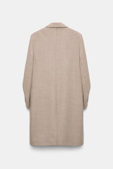 Dorothee Schumacher Virgin wool checked coat beige check