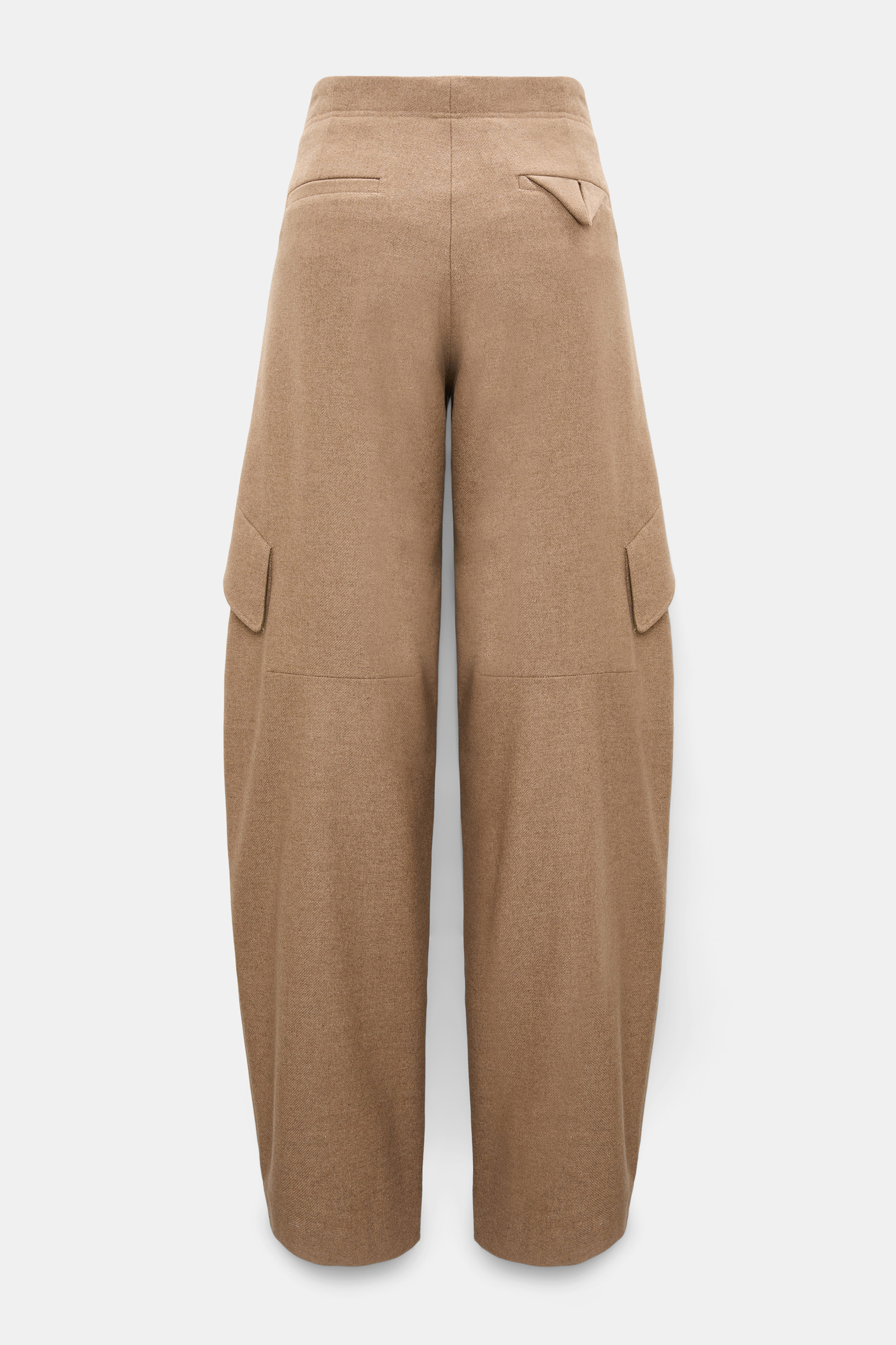 Dorothee Schumacher Barrel Pants aus leichtem Flanell porcini Product Detail View