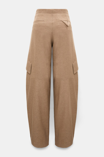 Dorothee Schumacher Barrel Pants aus leichtem Flanell porcini Product Detail View