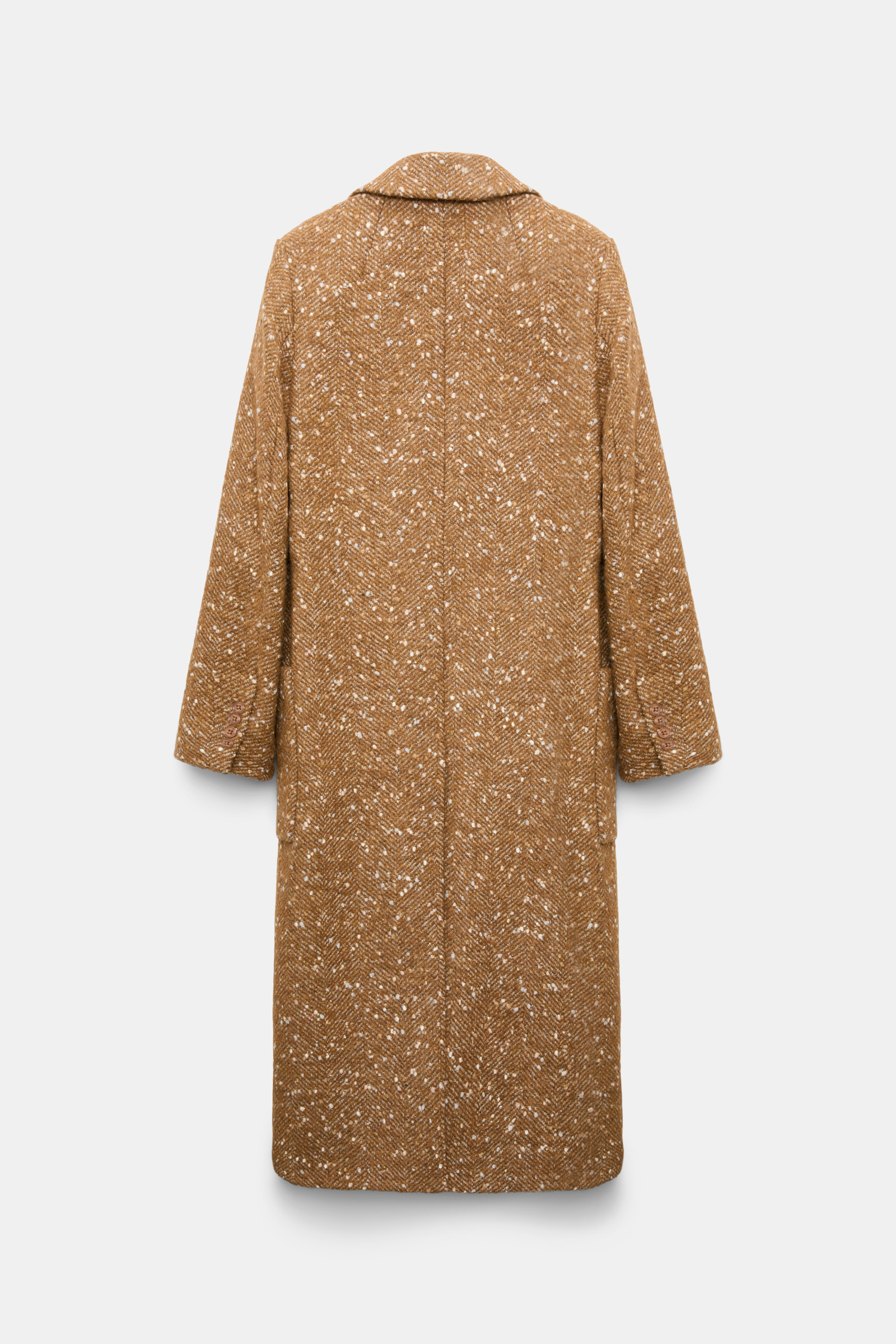 Dorothee Schumacher Bouclé-Herringbone-Mantel aus Tweed saffron tweed