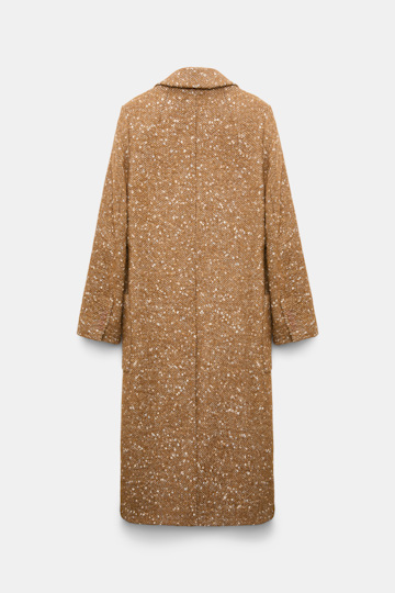 Dorothee Schumacher Bouclé-Herringbone-Mantel aus Tweed saffron tweed