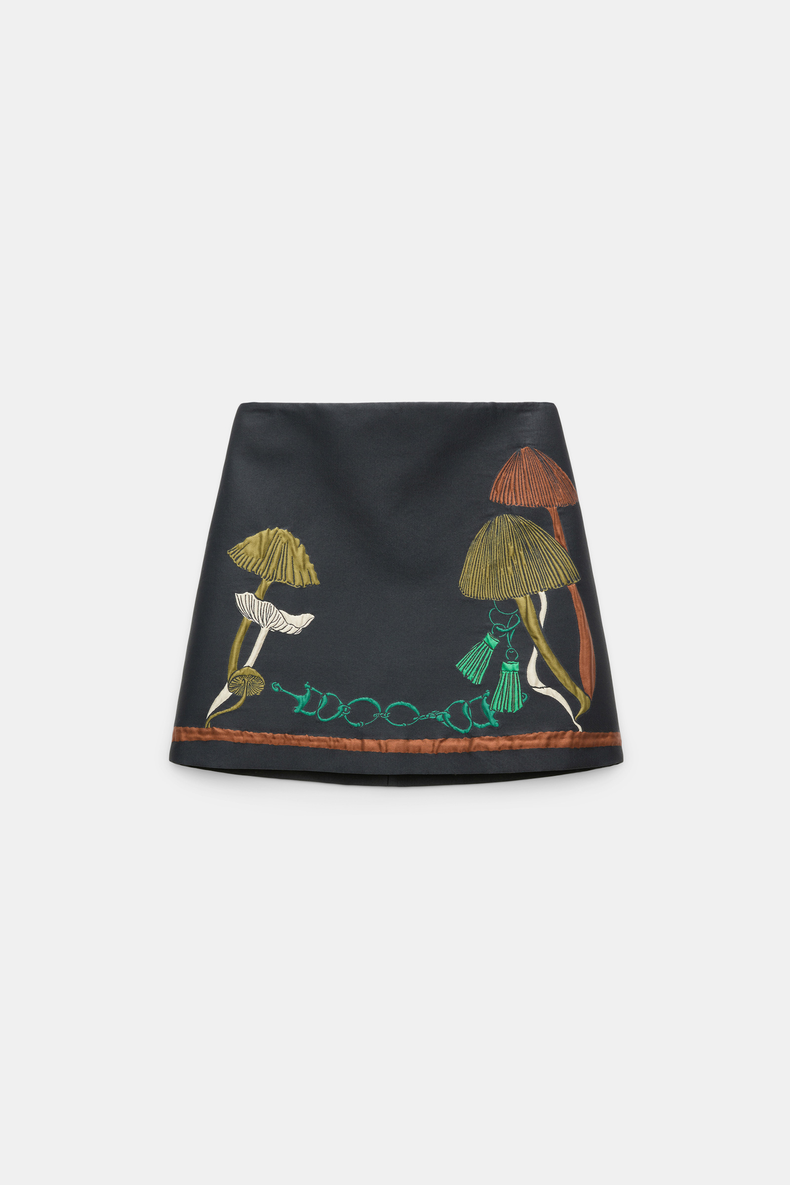 Dorothee Schumacher Jacquard mini-skirt mushroom jacquard
