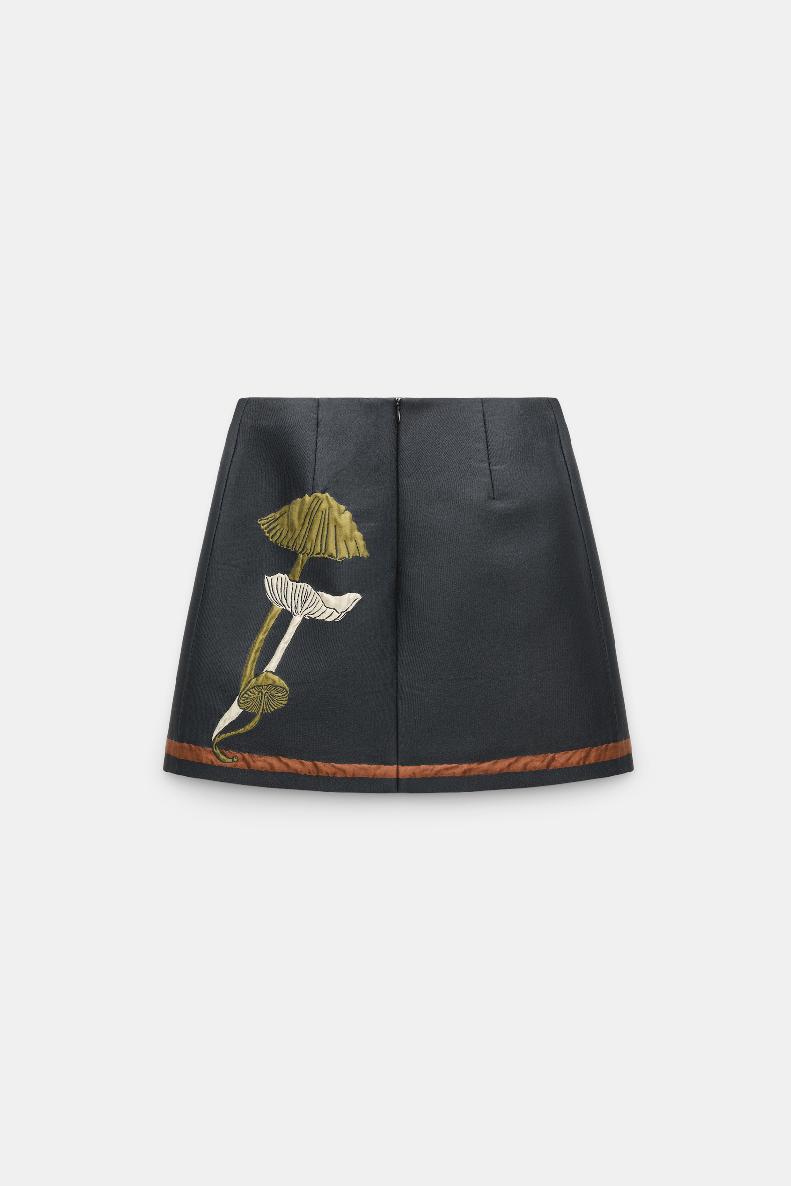 Dorothee Schumacher Jacquard mini-skirt mushroom jacquard