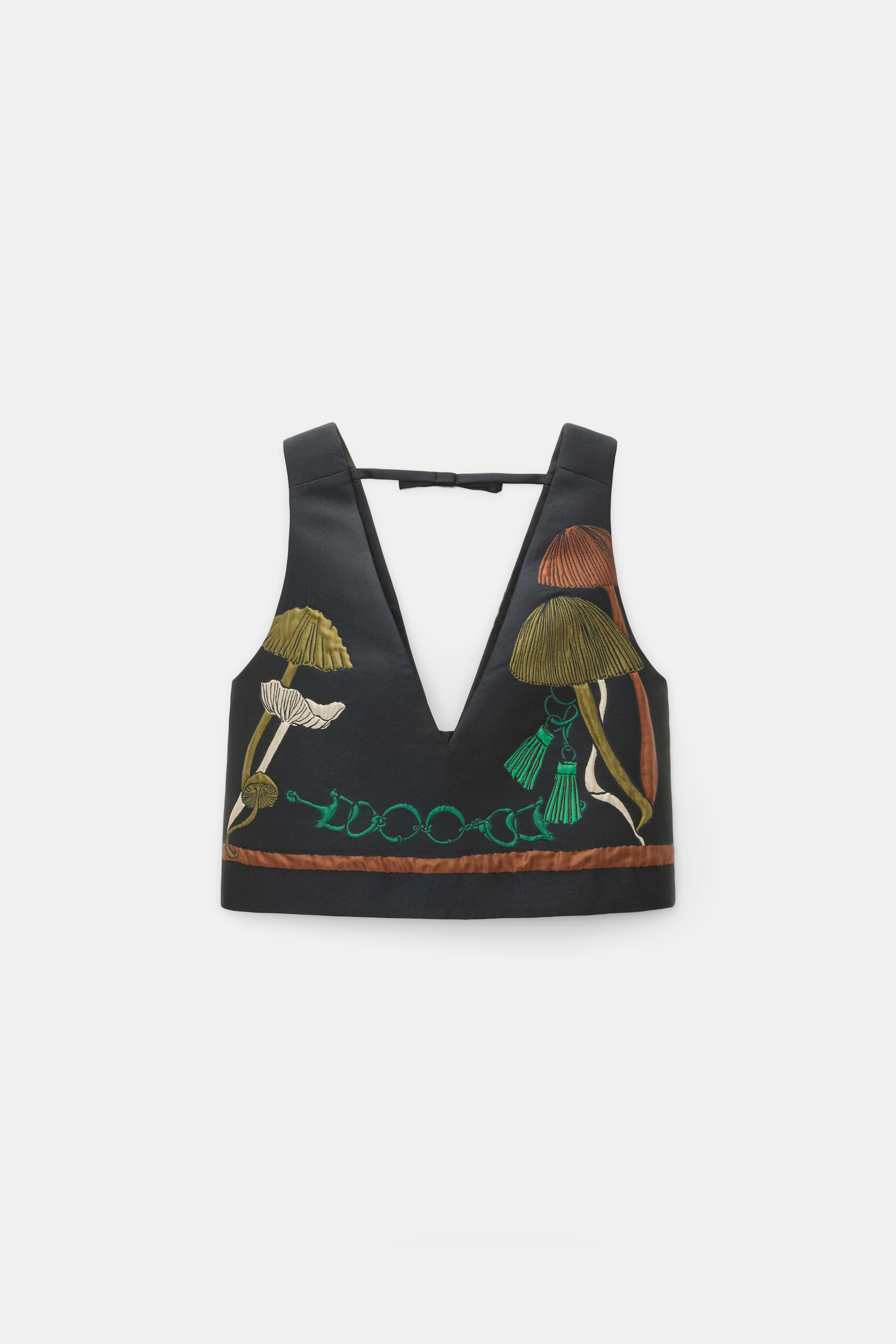 Dorothee Schumacher Jacquard vest mushroom jacquard