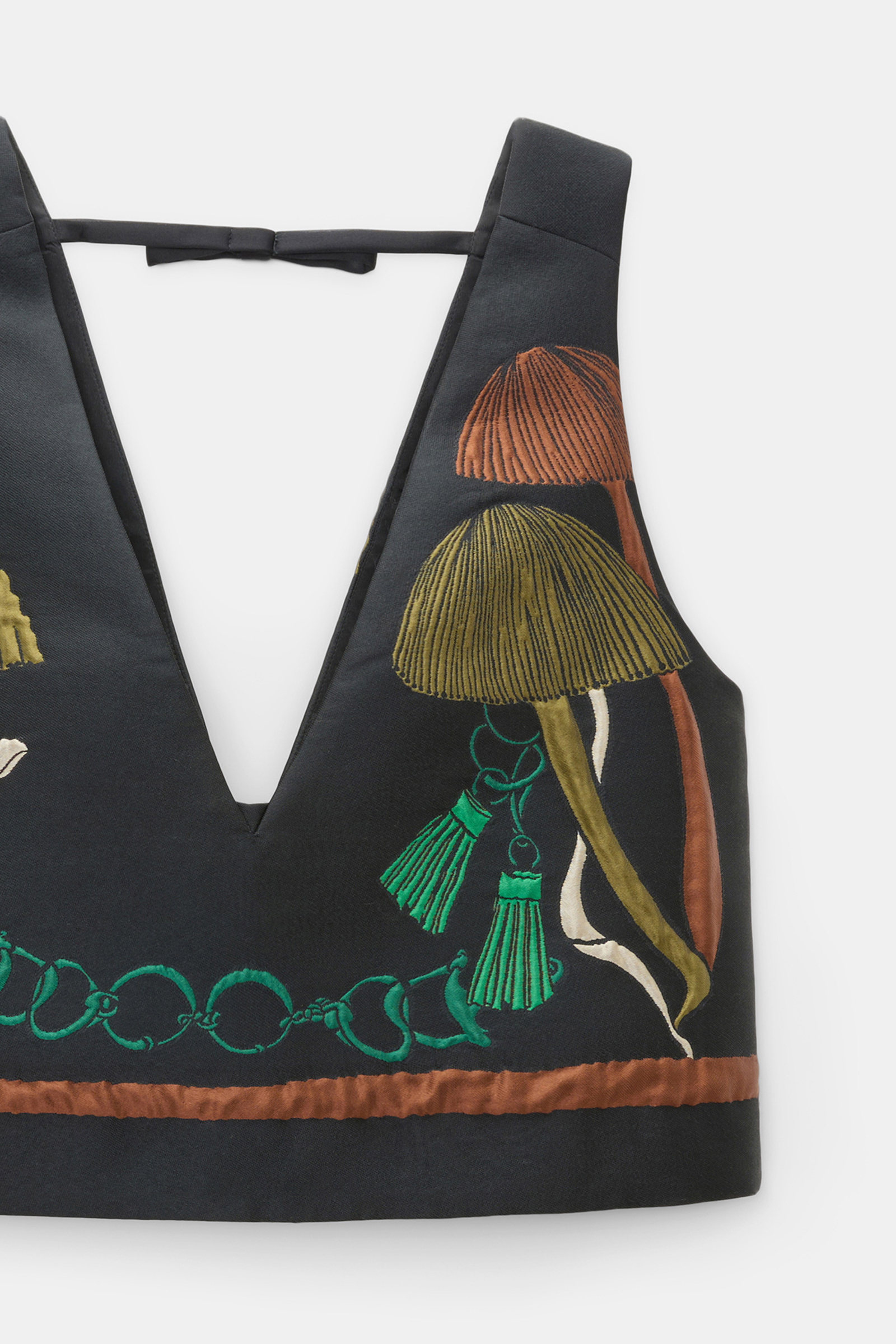 Dorothee Schumacher Jacquard vest mushroom jacquard