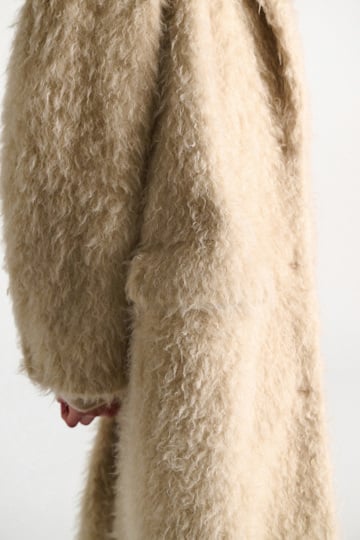 Dorothee Schumacher Faux fur coat champignon Model Detail View