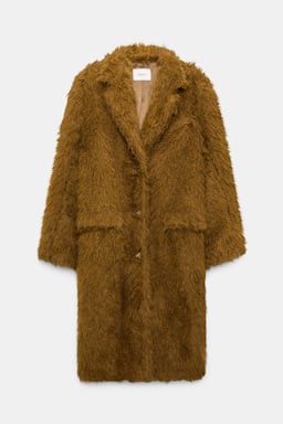 Dorothee Schumacher Faux fur coat porcini