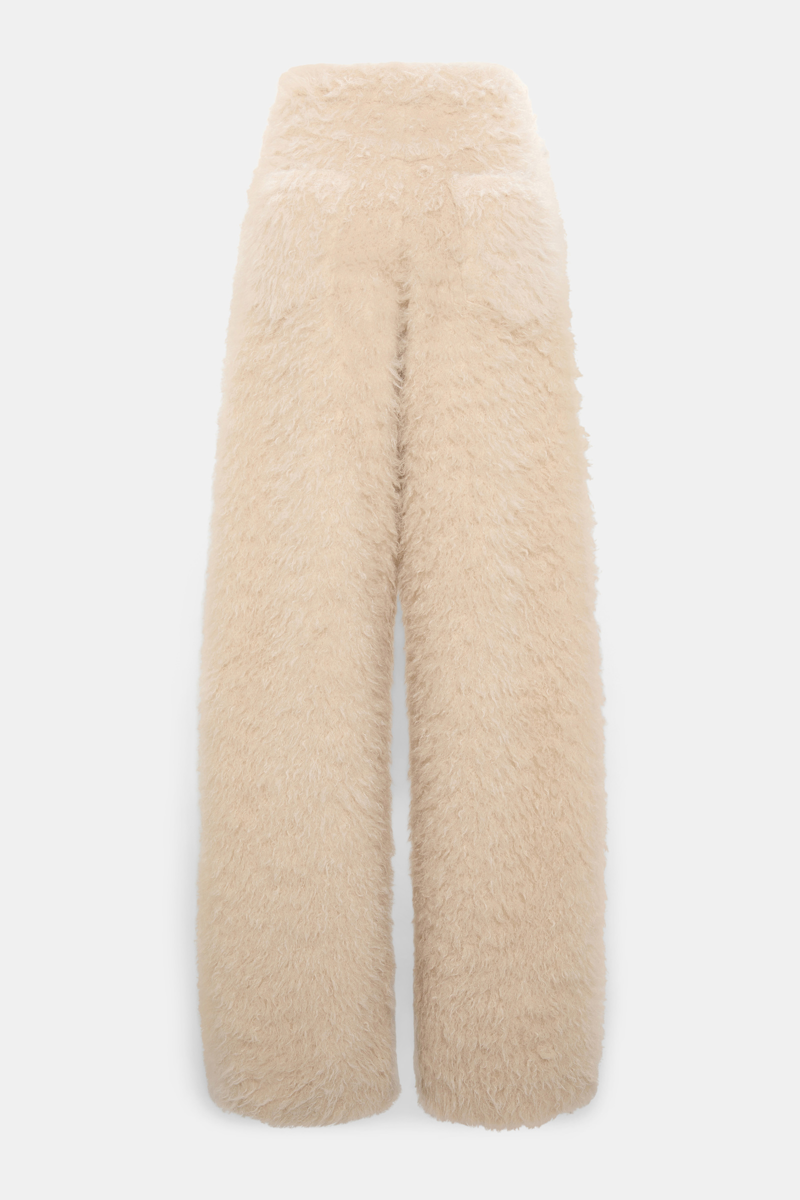 Dorothee Schumacher Barrel Pants aus Faux Fur champignon