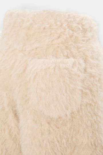 Dorothee Schumacher Barrel Pants aus Faux Fur champignon