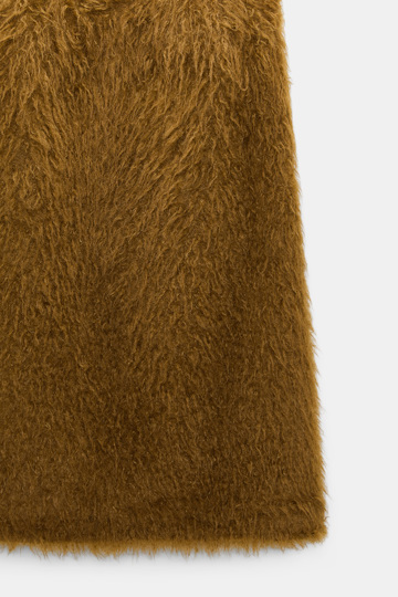 Dorothee Schumacher Faux fur skirt porcini