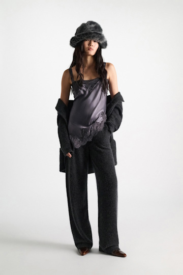 Dorothee Schumacher Negligee-Top aus Seiden-Stretch-Satin dark oyster