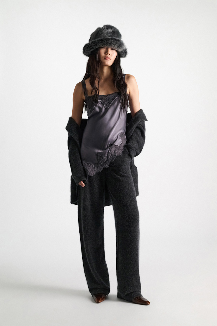 Dorothee Schumacher Negligee-Top aus Seiden-Stretch-Satin dark oyster