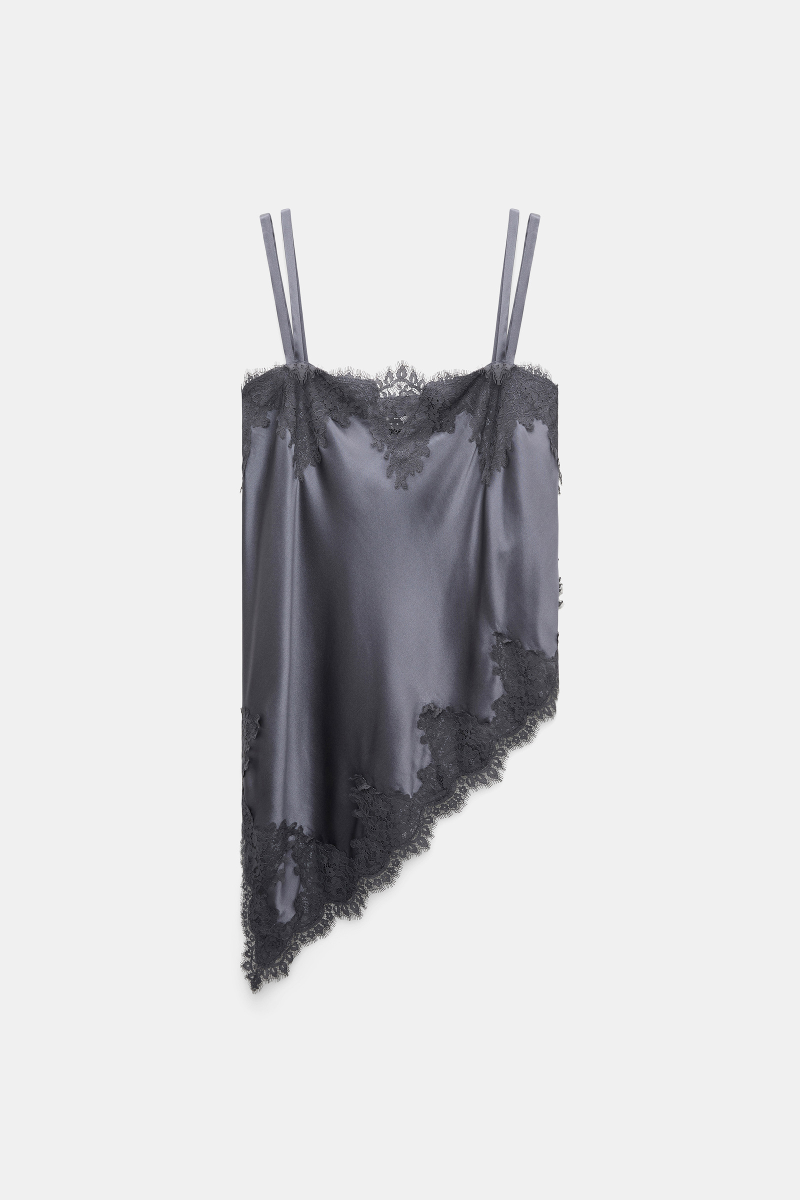 Dorothee Schumacher Negligee-Top aus Seiden-Stretch-Satin dark oyster