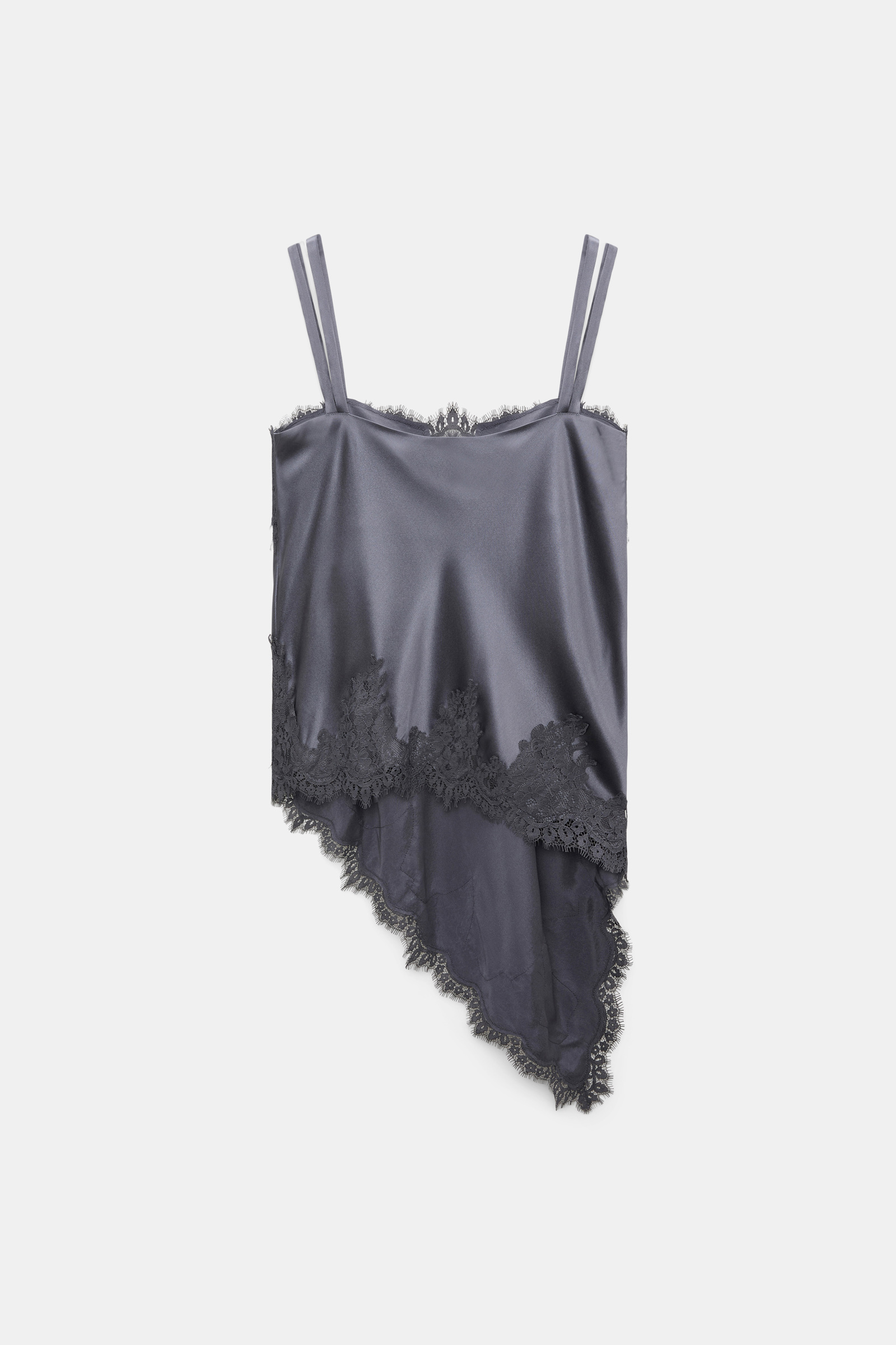 Dorothee Schumacher Negligee-Top aus Seiden-Stretch-Satin dark oyster
