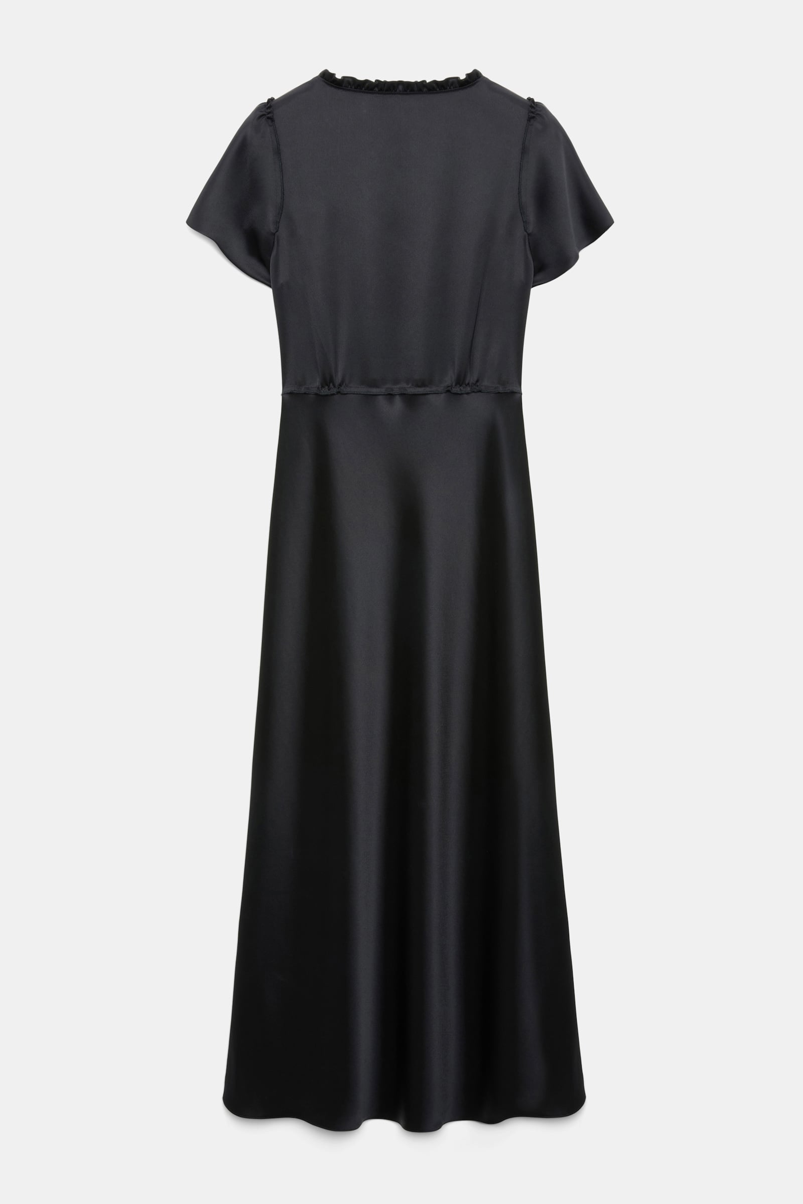 Dorothee Schumacher Technical satin midi-dress black