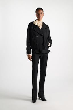 Dorothee Schumacher Long Kickflared Pants aus Punto Milano black