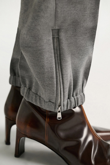 Dorothee Schumacher Track pants in Punto Milano grey melange