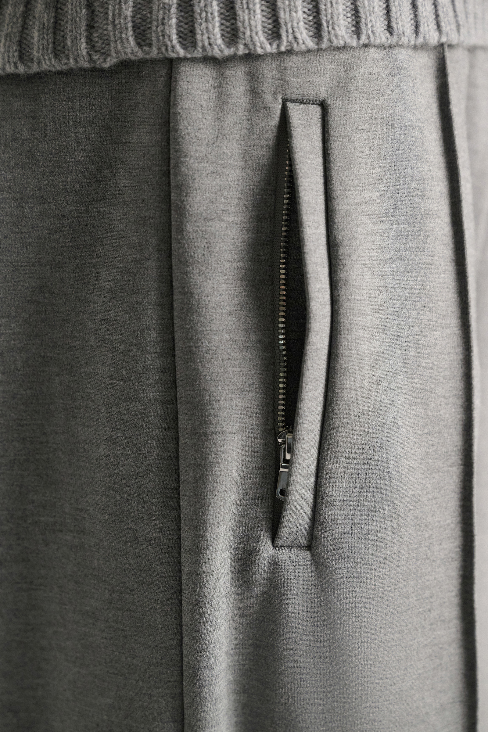 Dorothee Schumacher Track pants in Punto Milano grey melange