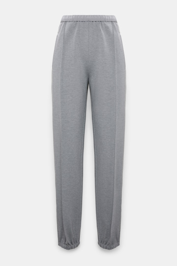 Dorothee Schumacher Track pants in Punto Milano grey melange