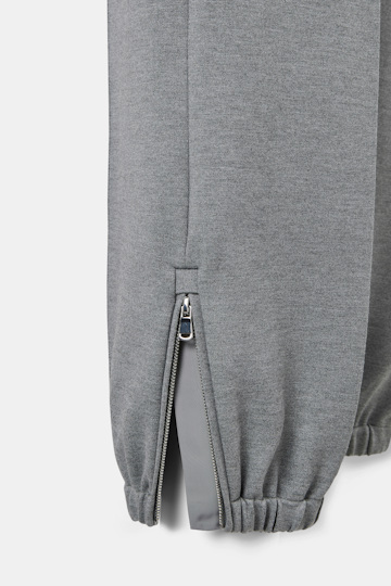 Dorothee Schumacher Track pants in Punto Milano grey melange