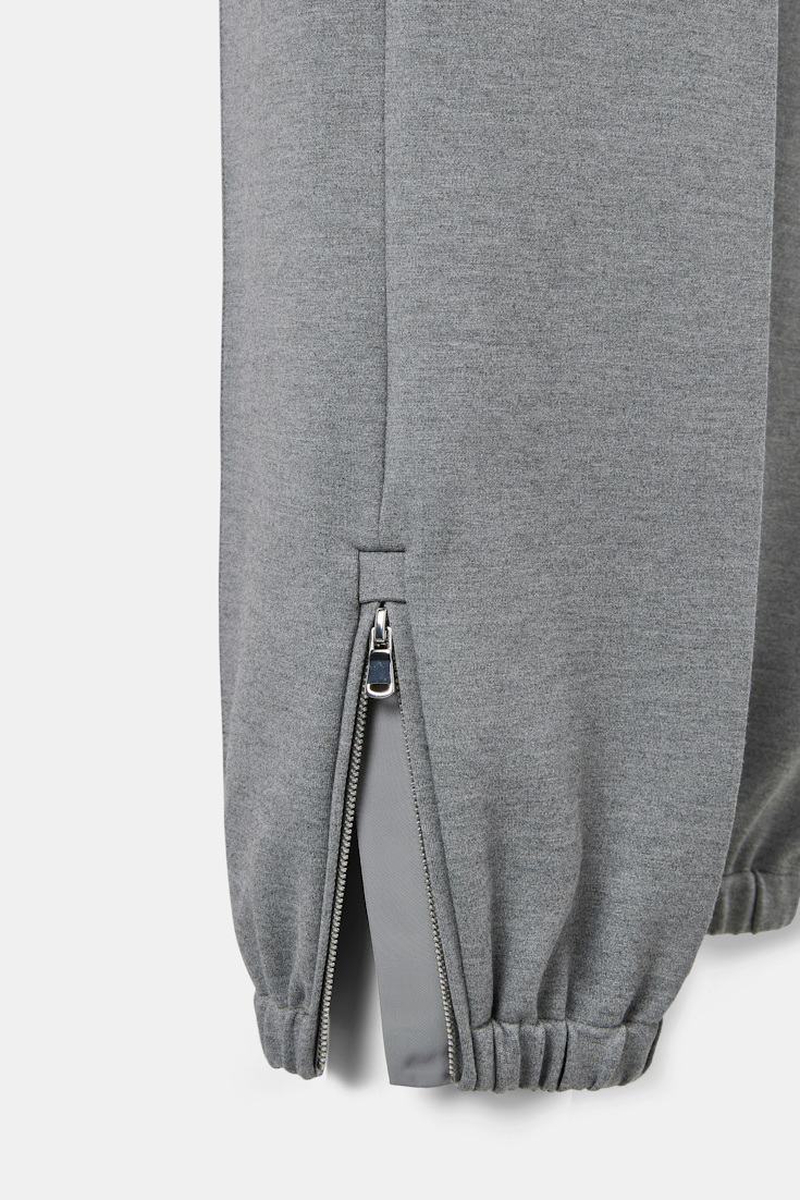 Dorothee Schumacher Track pants in Punto Milano grey melange