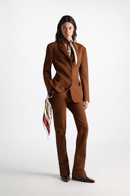 Dorothee Schumacher Blazer aus Punto Milano hazelnut
