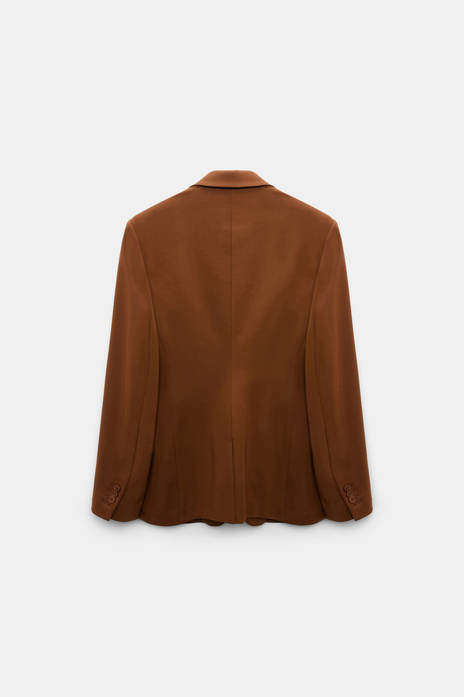 Dorothee Schumacher Single-breasted blazer in Punto Milano hazelnut