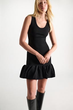 Dorothee Schumacher Balloon Dress aus Punto Milano black