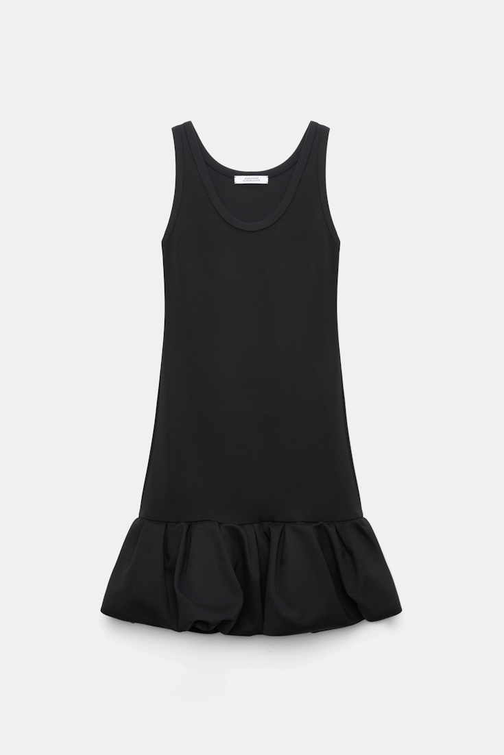 Dorothee Schumacher Balloon dress in Punto Milano black