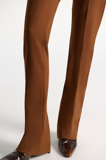 Dorothee Schumacher Full-length flares in Punto Milano hazelnut
