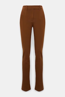 Dorothee Schumacher Long Kickflared Pants aus Punto Milano hazelnut