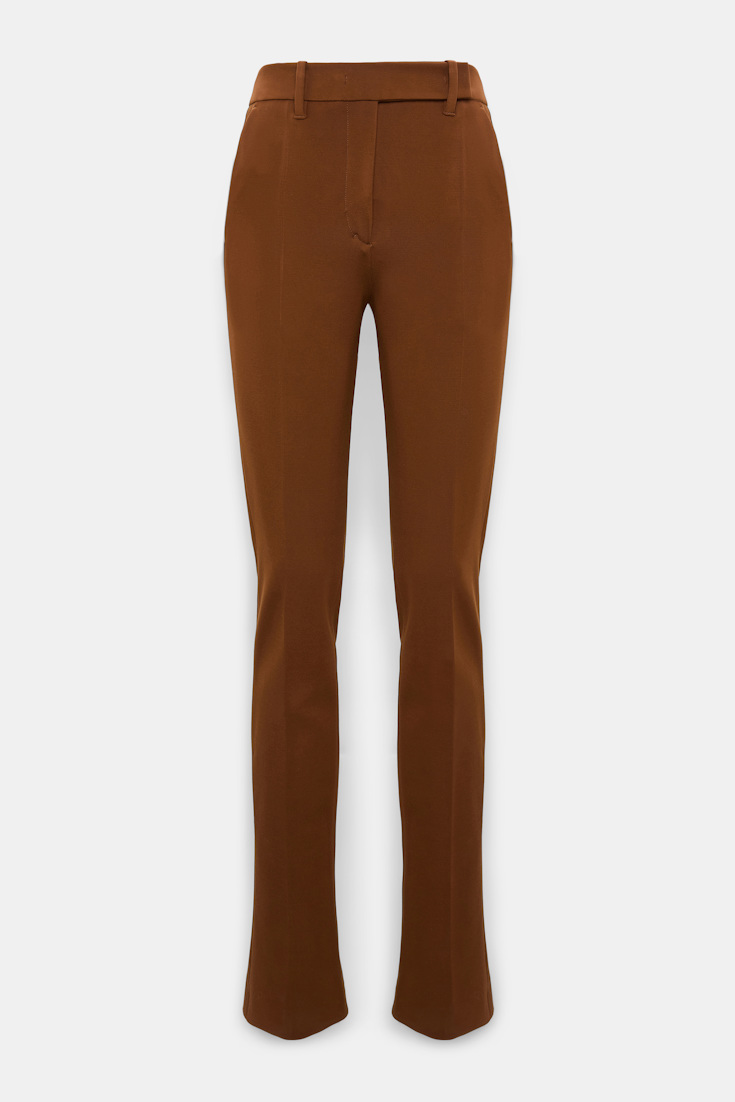 Dorothee Schumacher Full-length flares in Punto Milano hazelnut