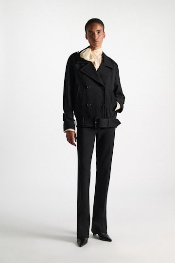 Dorothee Schumacher Long Kickflared Pants aus Punto Milano black